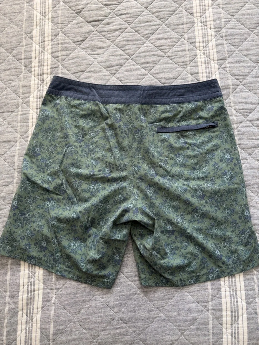 Fair Harbor Green Floral Men's Swim Trunks - Picture 3 of 3